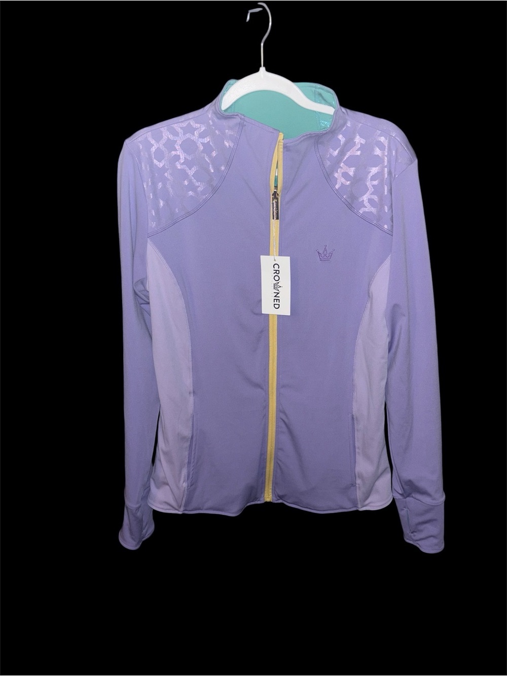 Crowned Athletic Lilac Arabian Nights Full-Zip Jacket NWT XL - Picture 5 of 16